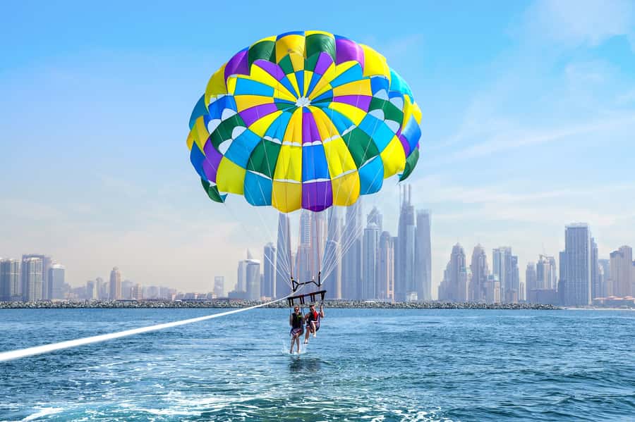 Dubai: Palm View and JBR View Parasailing Experience - The Boat Ride Through Dubai’s Waterfront Highlights