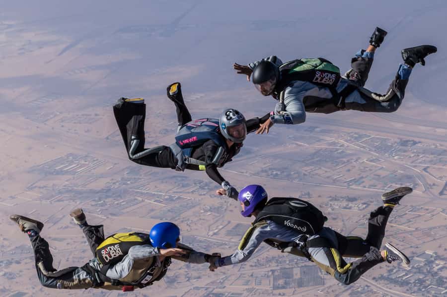 Dubai: Skydive at The Palm with Photos, Video & Yacht Tour - Photos, Video, and the Post-Jump Interview Moment