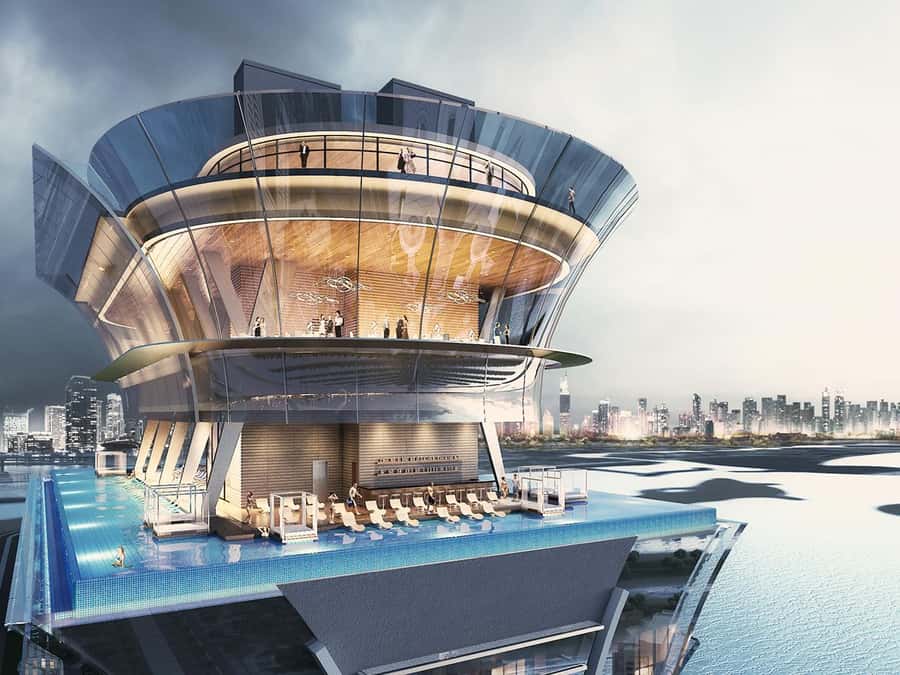 Dubai: The View At The Palm Ticket & 1.5 Afternoon Yacht - Palm Tower 52nd Floor: The View at the Palm in plain terms