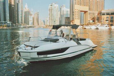 Dubai Yacht Sea escape Cruise, Swim, Tan & Sightsee! - The 2-hour route: Marina views, JBR stretch, and Burj Al Arab angles