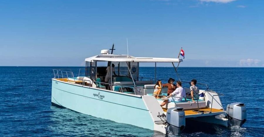 Dubrovnik: Blue Cave Catamaran Tour with Drinks and Snorkel - The Blue Cave Light Show at Koločep: The Part People Talk About