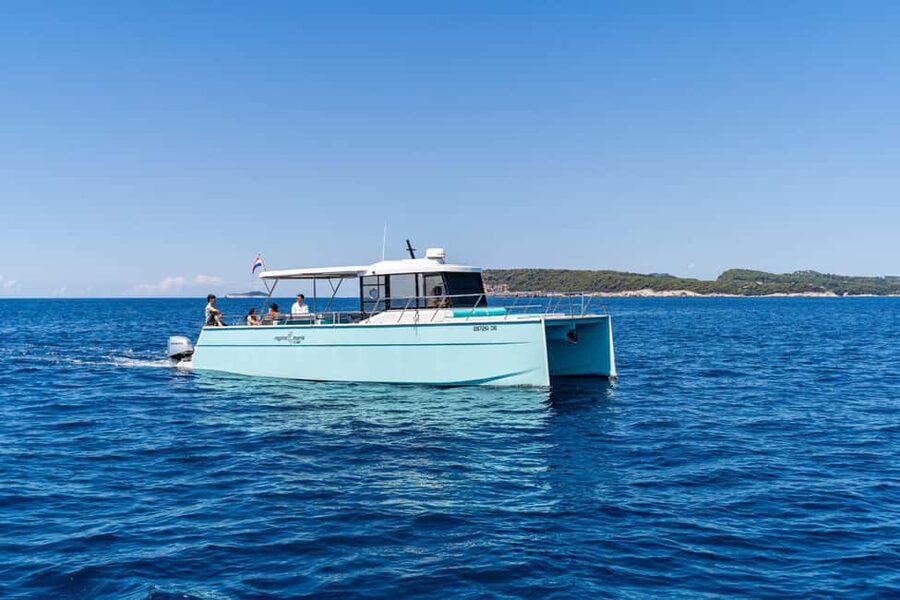 Dubrovnik: Sunset Catamaran Cruise with Sparkling Wine - Lokrum Island: The Green Contrast to the Old Stones
