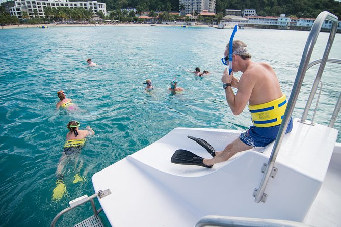 Dunn's River Catamaran Cruise From Ocho Rios - Snorkeling on a protected reef in Ocho Rios