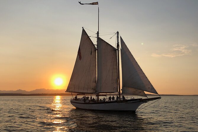 Evening Colors Sunset Sail Tour in Seattle - What it’s like on the ship: cold air, stairs, and small comfort details
