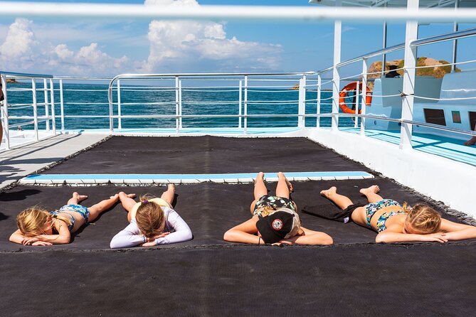 Flamingo Family Fun Catamaran Snorkel:Comfortable shaded seating - Snorkeling Off Playa Flamingo: What You’ll Likely See (and What to Expect)