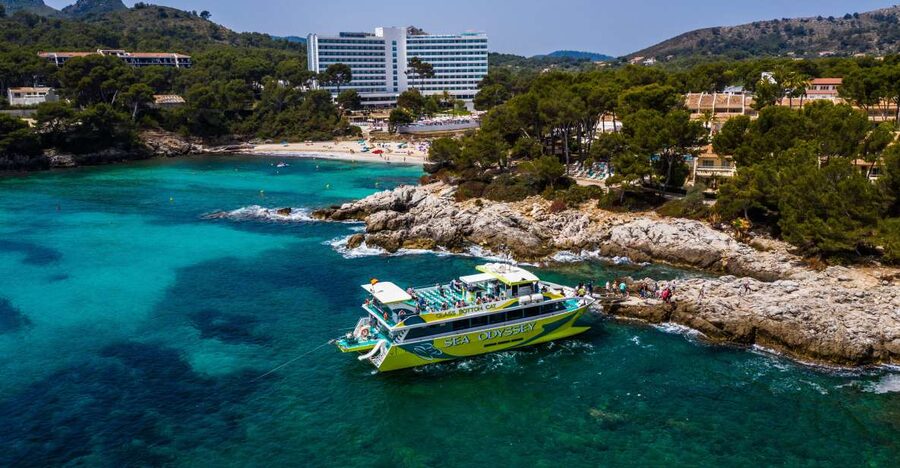 Font de Sa Cala: East Coast Glass-Bottomed Catamaran Tour - Starting at Font de Sa Cala: your morning anchor point