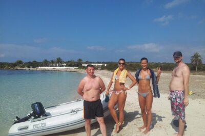 Formentera Day Trip from Ibiza on Private Luxury Catamaran - Sailing from Ibiza to Playa de Ses Illetes (Illetas): swim time on purpose
