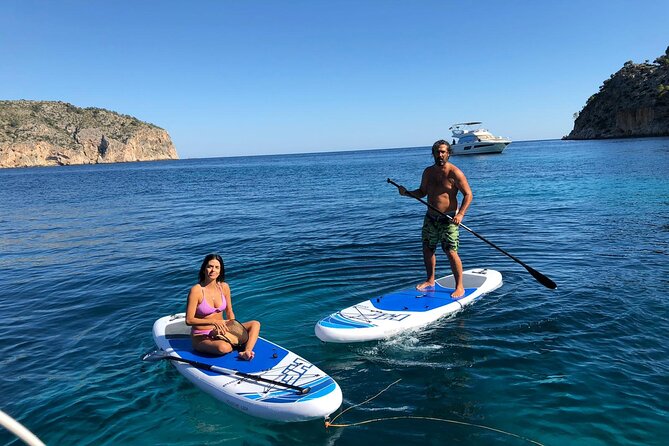 Formentera & Ibiza Small Group Trip by Catamaran - S’Espalmador Stop: Swim, Snorkel, Walk, and Paddle