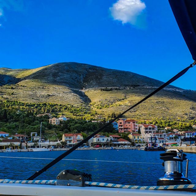 From Agia Efimia: All Inclusive Sailing Day Trip to Ithaca - Lunch on the pier: Greek food, local products, and robola wine