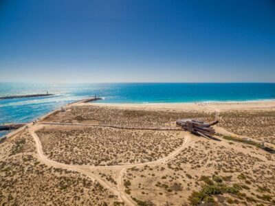 From Faro: Catamaran Boat Trip to Deserta Island with Stop - Porta Nova pier in Faro: finding the catamaran without stress