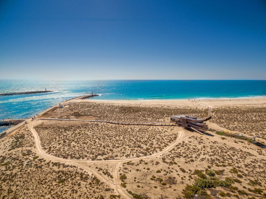From Faro: Catamaran Boat Trip to Deserta Island with Stop - Porta Nova pier in Faro: finding the catamaran without stress