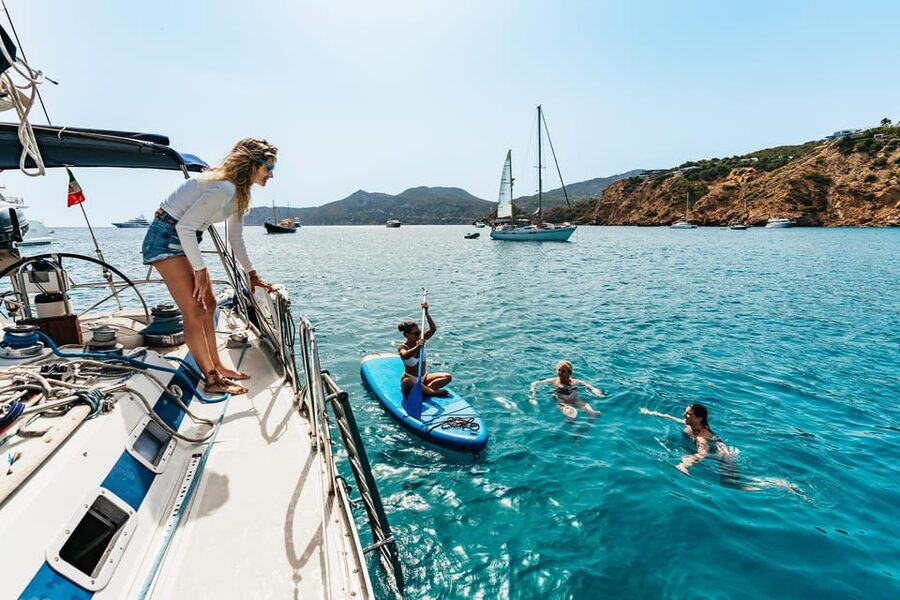From Ibiza: Sailing Tour to Formentera with Beach Stops - The One-Hour Sail: what the ride sets up for your day