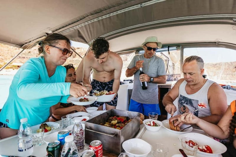 From Kissamos: Balos Gramvousa Sailing Cruise with Lunch - Skippers, service, and the small-boat advantage (Vasilis and Themis energy)
