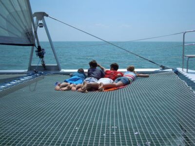 From La Rochelle: Sailing Cruise to Fort Boyard - The boat: 16-meter sailing catamaran and what that means for comfort