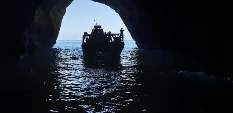 From Lagos: Benagil Caves Catamaran Cruise - Cruise the Algarve coast: Carvoeiro, Paradise, and the view-by-the-window logic