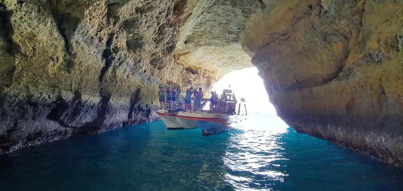 From Lagos: Benagil Caves Catamaran Cruise - Benagil Sea Cave: skylight views and the realistic timing of cave entry