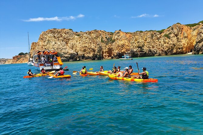 From Lagos: Kayak Tour of Ponta da Piedade Caves on Catamaran - What To Pack So Your Phone And Shorts Survive