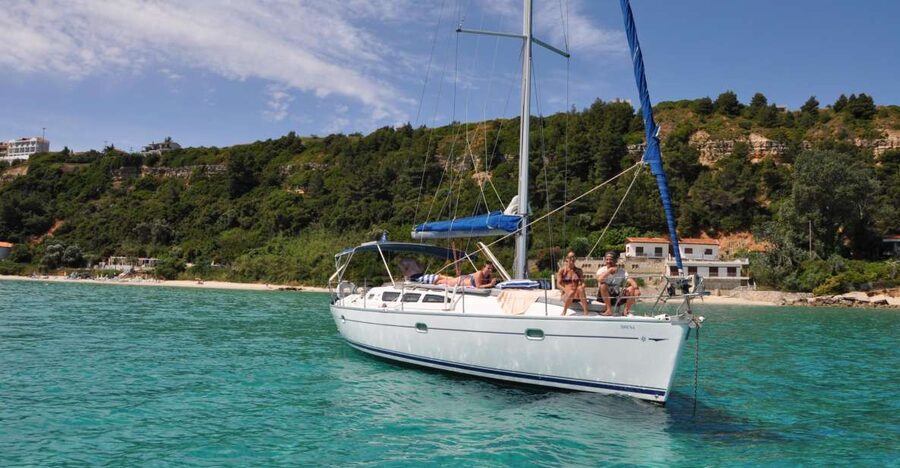 From Nea Fokea: Chalkidiki 6-Hour Cruise by Sailing Boat - Sailing out of Nea Fokea: the easy start