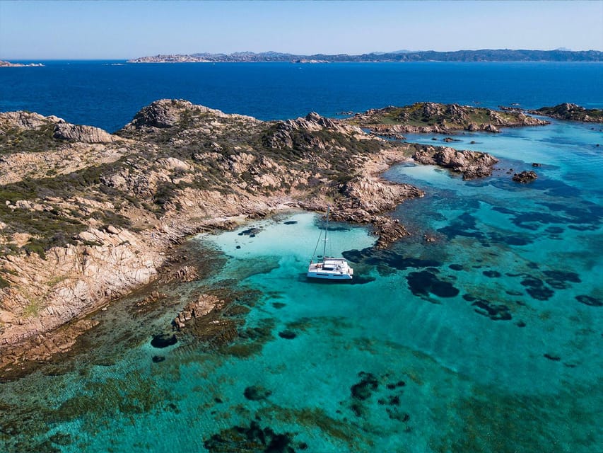 From Palau: La Maddalena Archipelago Catamaran Tour w/ Lunch - The Big Idea: A Catamaran Day That’s Built Around Water Time