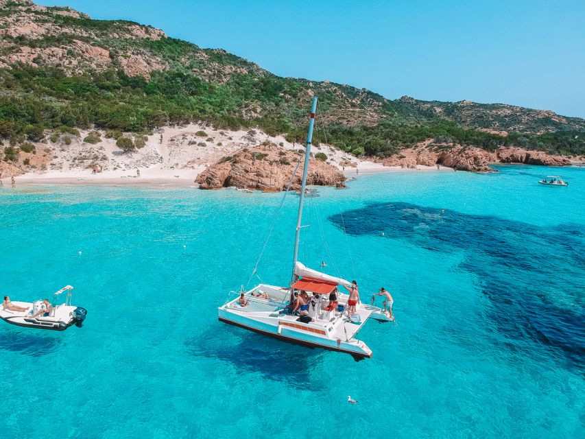 From Palau: La Maddalena Full-Day Archipelago Catamaran Tour - First island stop: Spargi and that first “wow” moment