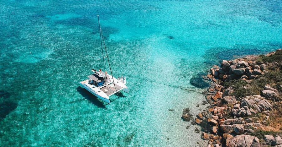 From Palau: La Maddalena Full-Day Archipelago Catamaran Tour - What it’s like onboard: small group comfort and real crew energy