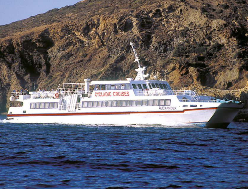From Paros: Mykonos Full-Day Trip by Catamaran - Boarding at Alexander of Cycladic Cruises: the morning setup