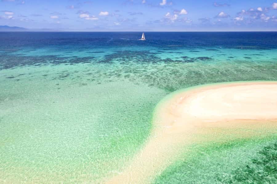 From Port Douglas: Outer Reef Cruise by Luxury Catamaran - From Port Douglas to Mackay Cay: the Outer Reef day with breathing room