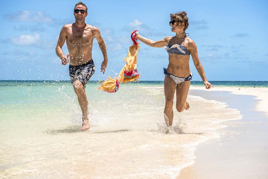 From Port Douglas: Outer Reef Cruise by Luxury Catamaran - Reef site #2 with glass-bottom boat viewing: a smart plan for different comfort levels