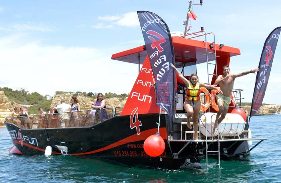 From Portimão: 2-Hour Catamaran Tour to Benagil Caves - Portimão Marina and Benagil Caves: the fast route to the Algarve’s best views