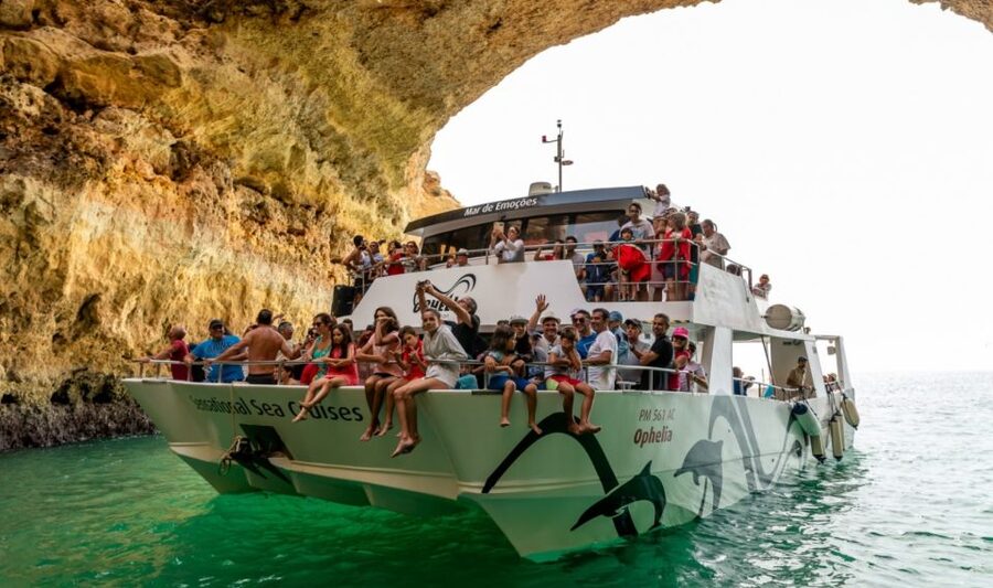 From Portimão: Catamaran Cruise to Benagil Caves with BBQ - Beach BBQ at Benagil: where the day turns into relaxing