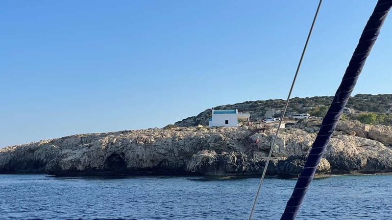 From Protaras: Catamaran Cruise to Blue Lagoon - A Route That Mixes Coast Views and a Ghost Town
