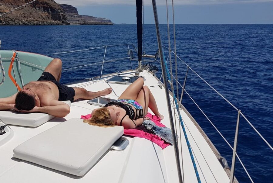 From Puerto de Mogán: Sailboat Trip with Food and Drinks - Lunch, beer, wine, and soft drinks: why the food matters on a sail day