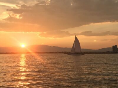From Roses: Sunset Catamaran Cruise - What you get on board: Sangria or Cava and the easy pace