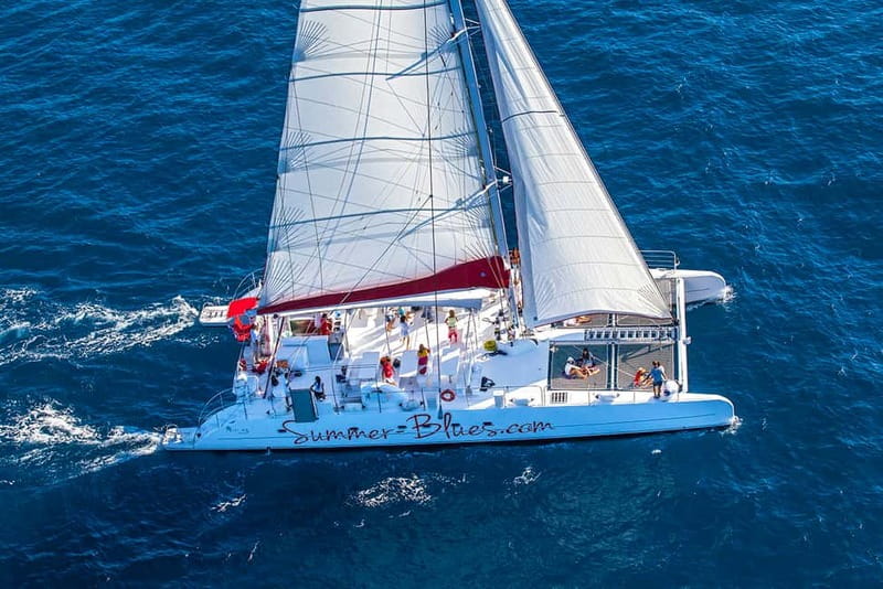 From Split: Catamaran Cruise to Golden Horn & Brač island. - Supetar to Bol by coach: a guided bus ride with a real viewpoint payoff