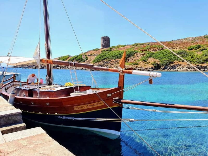 From Stintino: sailing trip to Asinara with Lunch - The wooden boat experience: Mastro Pasqualino in plain terms