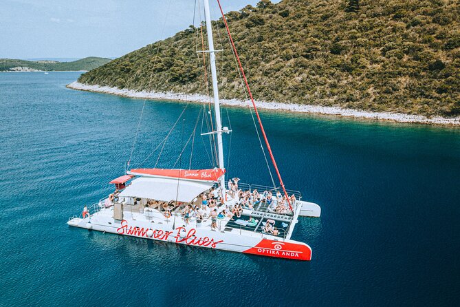 Full-Day Catamaran Cruise to Hvar & Pakleni Islands with Food and free Drinks - Price and what $119.72 really covers
