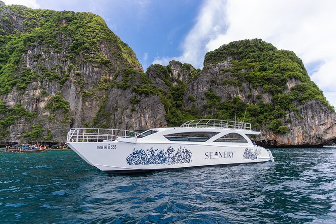 Full-Day Phi Phi and Maiton islands Tour by Speed Catamaran - Ko Phi Phi Don lunch and shopping break