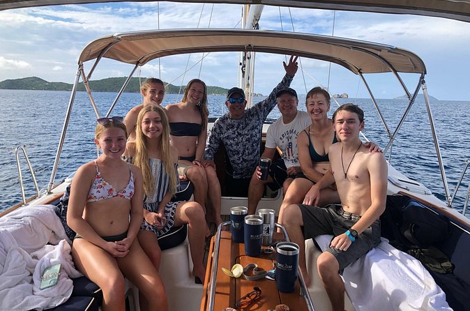 Full Day Private Charter, Snorkel St. John (12 guests, 55’ yacht) - Stop 3: Lovango Cay for top reef snorkeling (and a bar option)
