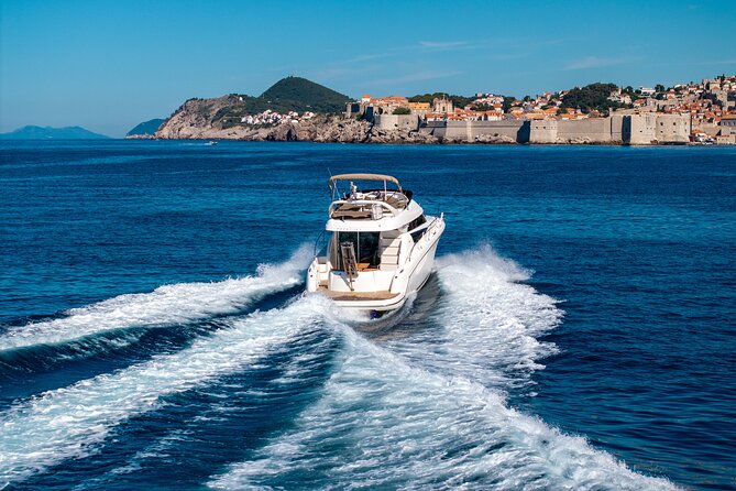 Full-Day Private Yacht Tour to the Elafiti Islands - Šipan for restaurant energy and a secluded swim bay