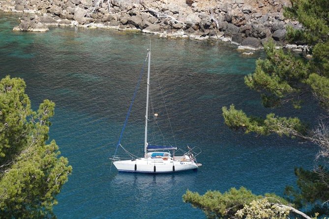 Full-day sailing excursion along the coast - Cala Tuent: a first swim stop with real time to enjoy it