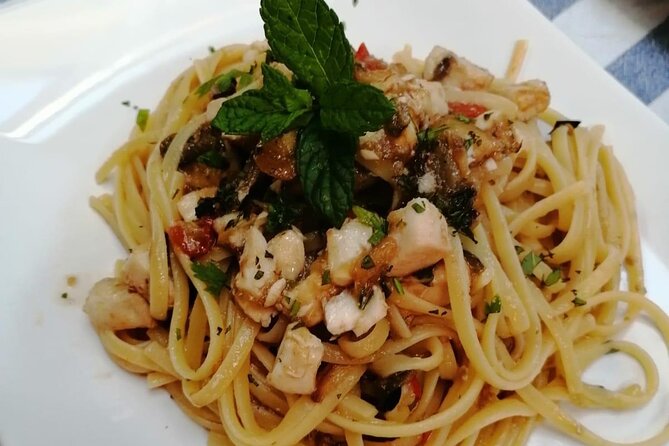 Full Day Sailing Tour Catania-Acitrezza - Lunch on board: fish (sometimes variable), wine, and dietary options