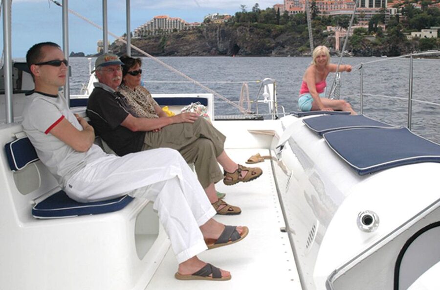 Funchal: Dolphin and Whale Watching Catamaran Cruise - The cruise route: sailing toward Cabo Girão from Funchal