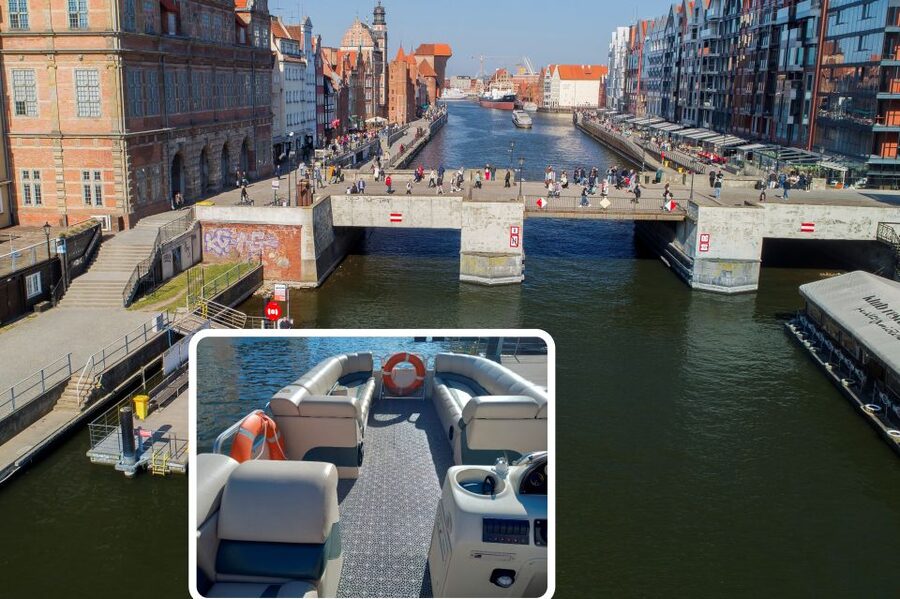 Gdańsk: Motlawa River Sightseeing Catamaran Cruise - Green Gate and the 15th-century crane: the waterfront’s big story