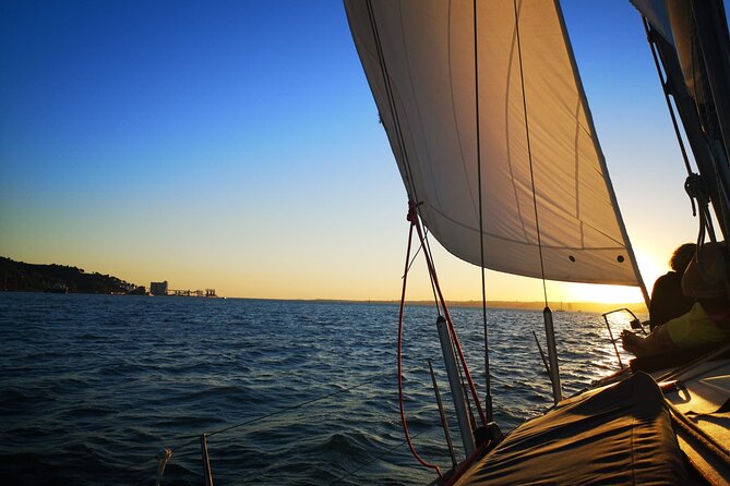 Golden Hour Boat Tour - Sailing by the Monuments with Wine - Champalimaud, Bugio lighthouse, and Belem Tower: the final wow