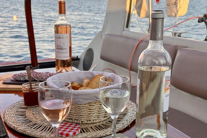 Golf Juan: Sunset Sailing Cruise with aperitif at the Island - Price and value on a $88, 3-hour sunset cruise