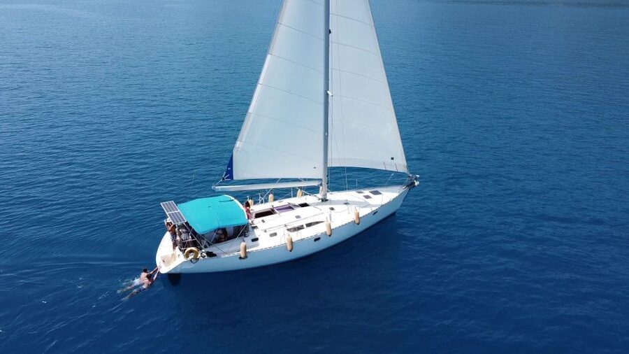 Gouvia: Corfu Island Sailing Trip with Snack and Soft Drinks - Sailing out of Gouvia: the easiest way to see Corfu’s coast