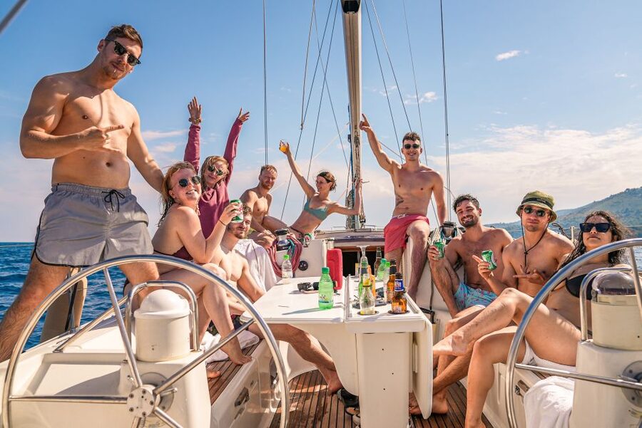 Gouvia: Corfu Island Sailing Trip with Snack and Soft Drinks - Blue Caves on the return: scenic views plus another chance to swim