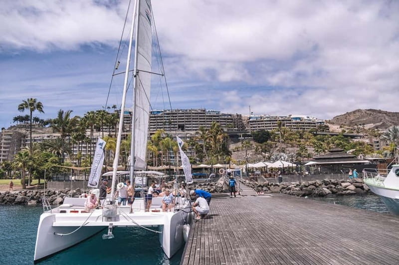 Gran Canaria: Catamaran Tour with Lunch on Pristine Beaches - Stingray Catamaran: Clean Decks, Stable Ride, and Service That Stays On It
