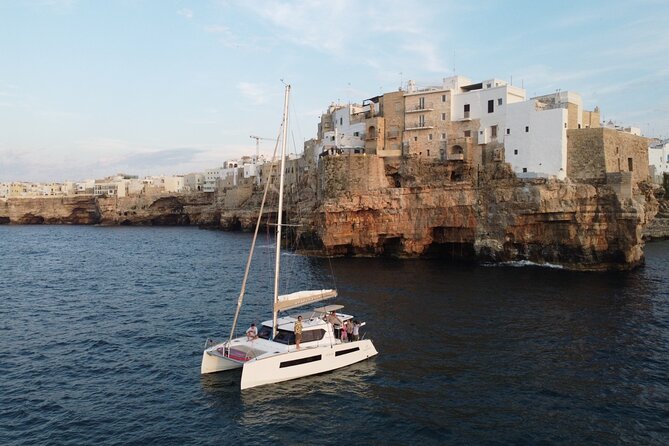Guided Tour by Catamaran with Aperitif from Polignano a Mare - From Calaponte Marina to Iconic Sea Views