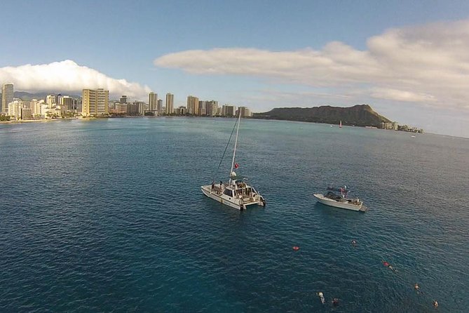 Half Day Oahu Combo Adventure: Bike, Sail and Snorkel - Kewalo Basin catamaran: a 38.6-foot reset on the water